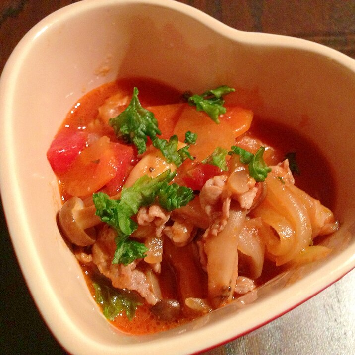 ラムスライス肉のハーブトマト煮込み レシピ 作り方 By Naokoji0912 楽天レシピ